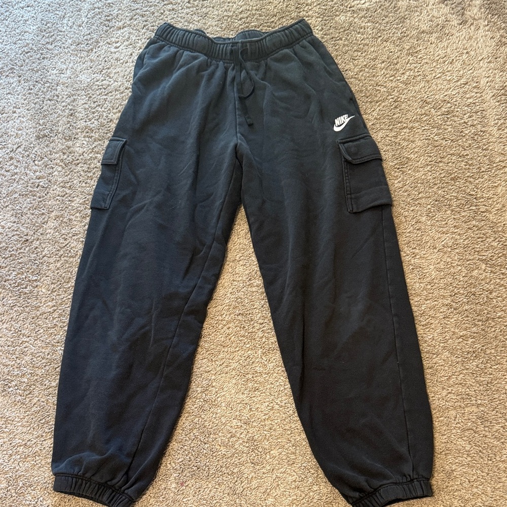 Nike Woman’s Black Cargo Sweatpants.